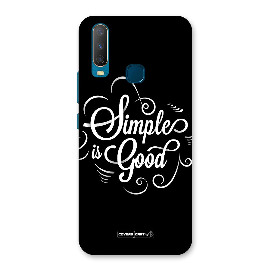 Simple is Good Back Case for Vivo Y15
