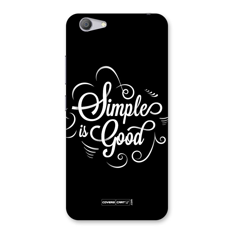 Simple is Good Back Case for Vivo Y53