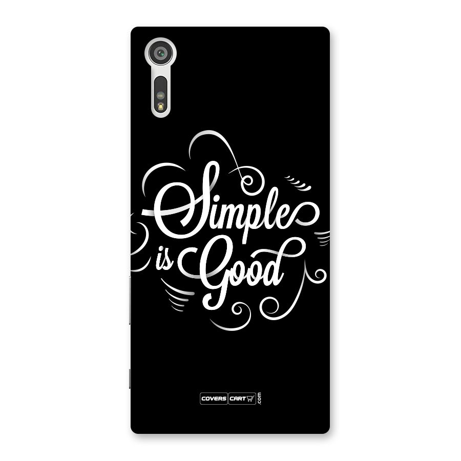 Simple is Good Back Case for Xperia XZ