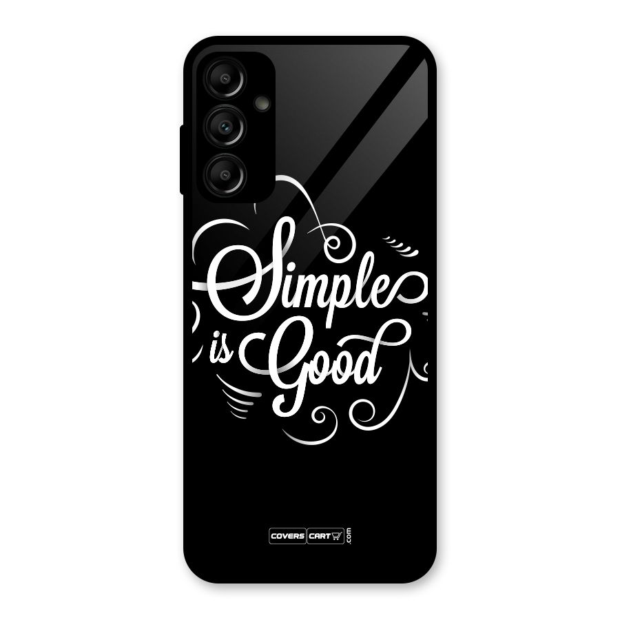 Simple is Good Glass Back Case for Galaxy A14 5G