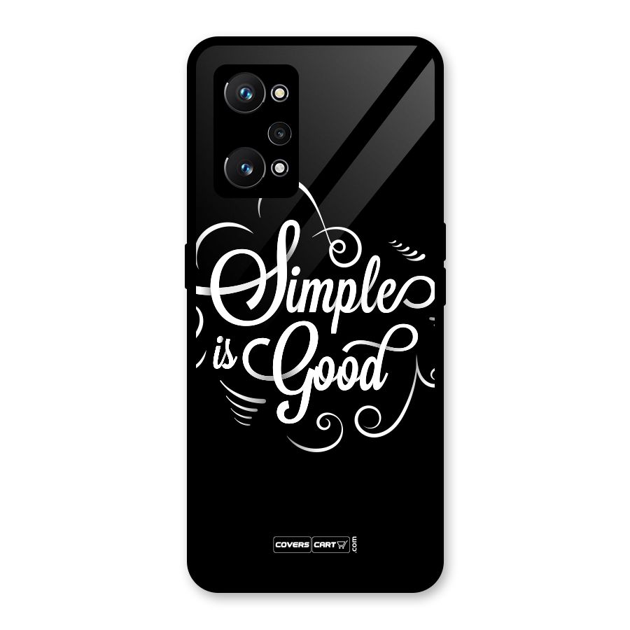 Simple is Good Glass Back Case for Realme GT Neo 3T