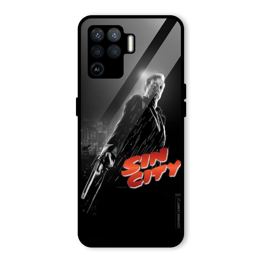 Sin City Glass Back Case for Oppo F19 Pro