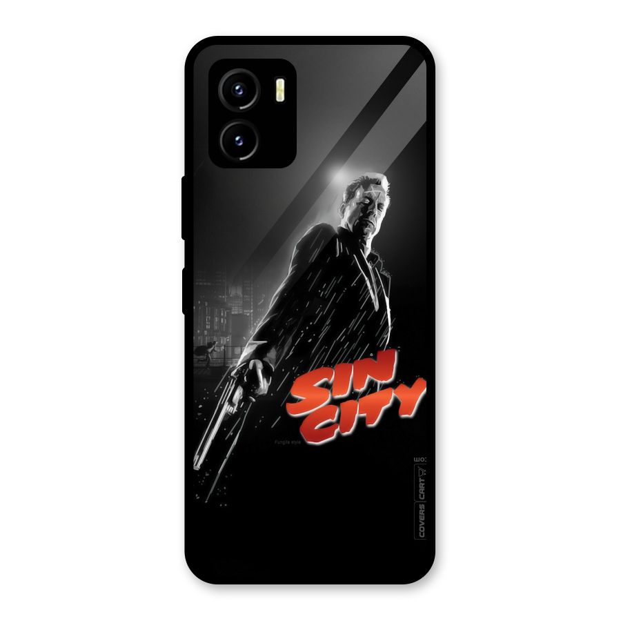 Sin City Glass Back Case for Vivo Y15s