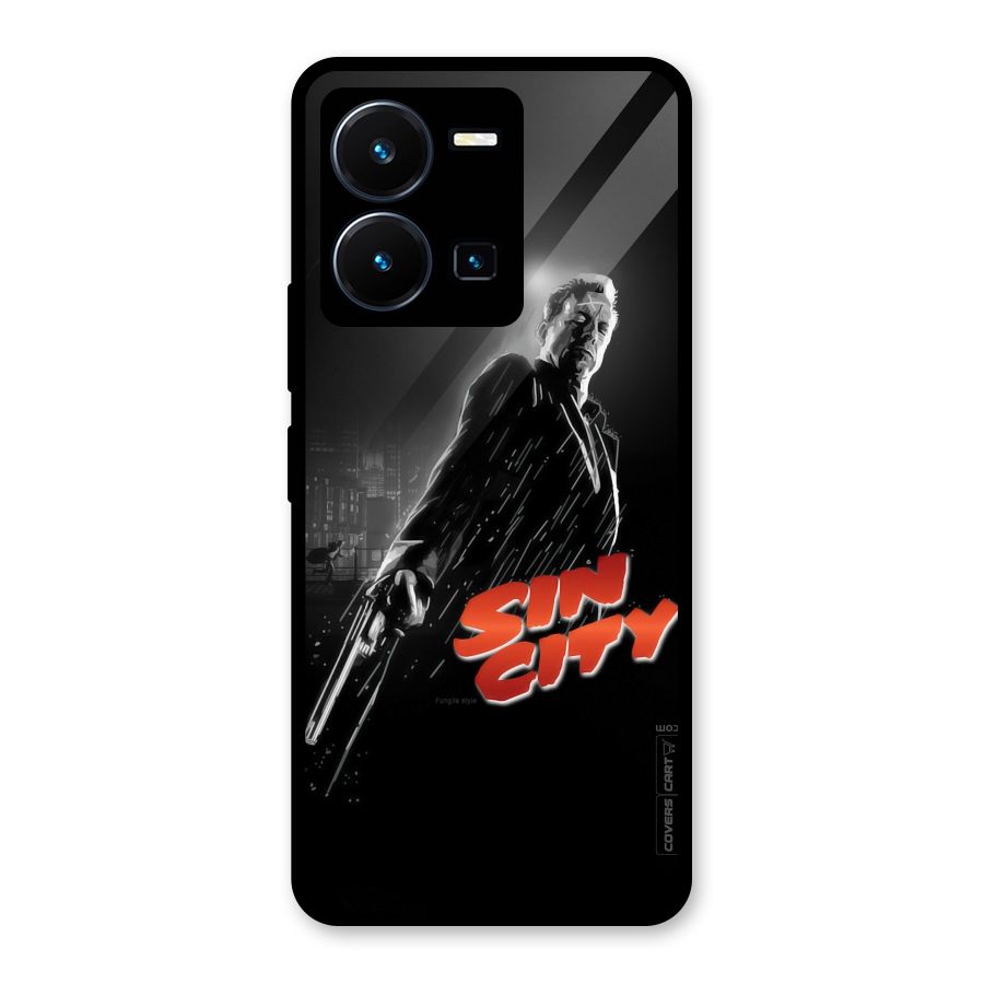 Sin City Glass Back Case for Vivo Y35