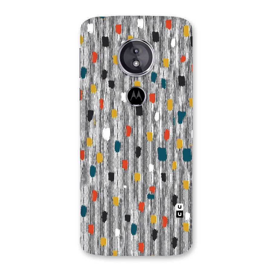 Single Paint Pattern Back Case for Moto E5