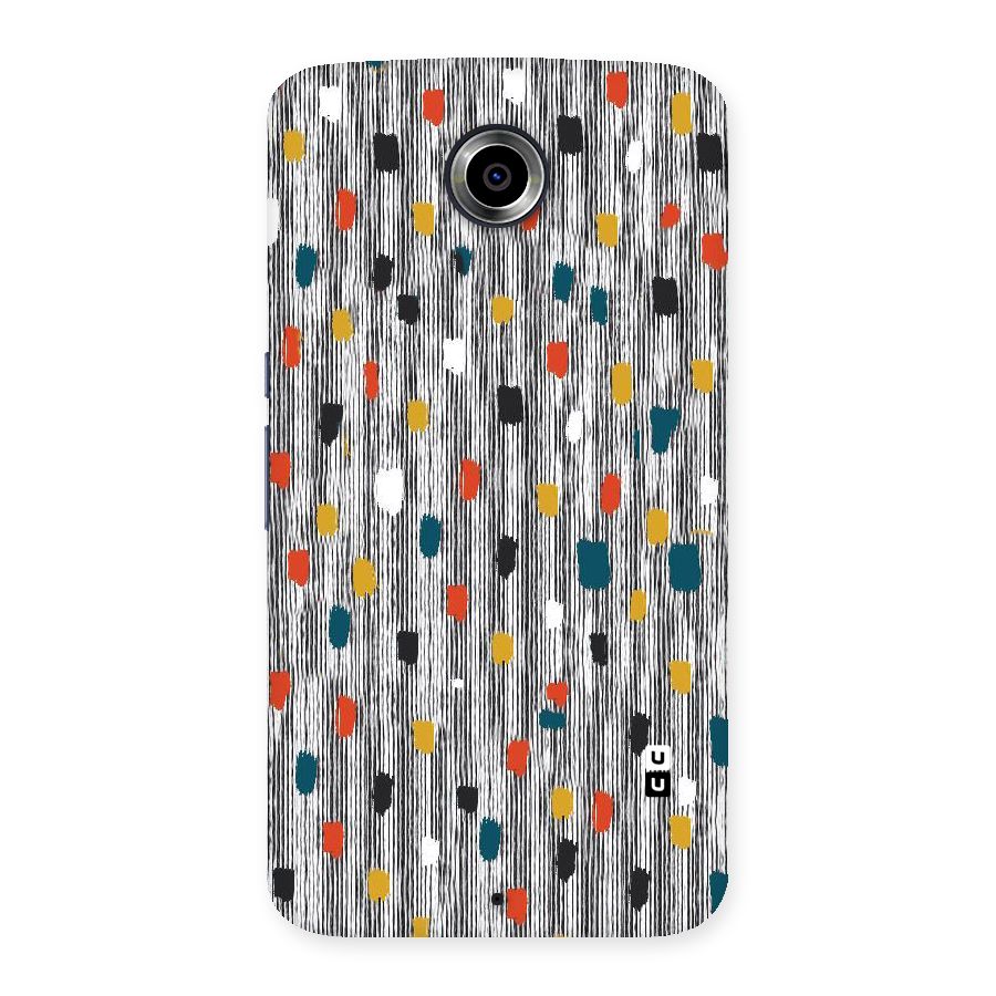 Single Paint Pattern Back Case for Nexsus 6