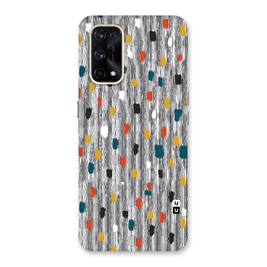 Single Paint Pattern Glass Back Case for Realme X7 Pro