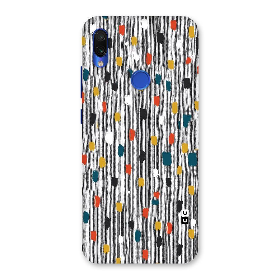 Single Paint Pattern Back Case for Redmi Note 7S