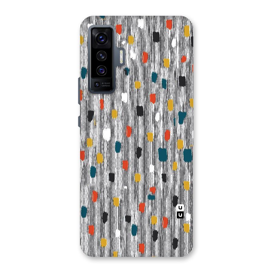 Single Paint Pattern Back Case for Vivo X50