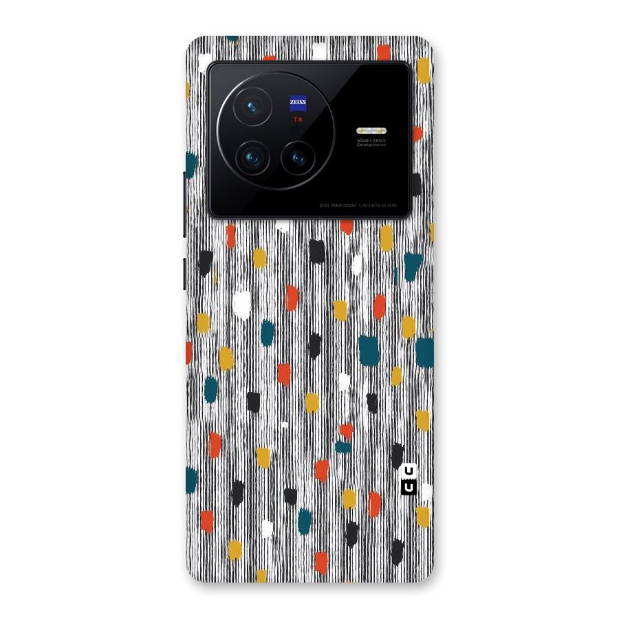 Single Paint Pattern Back Case for Vivo X80