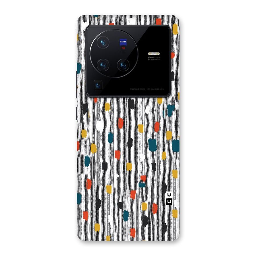 Single Paint Pattern Back Case for Vivo X80 Pro