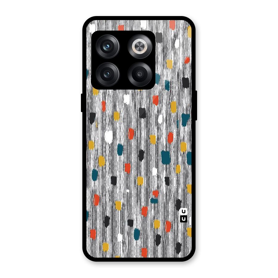 Single Paint Pattern Glass Back Case for OnePlus 10T