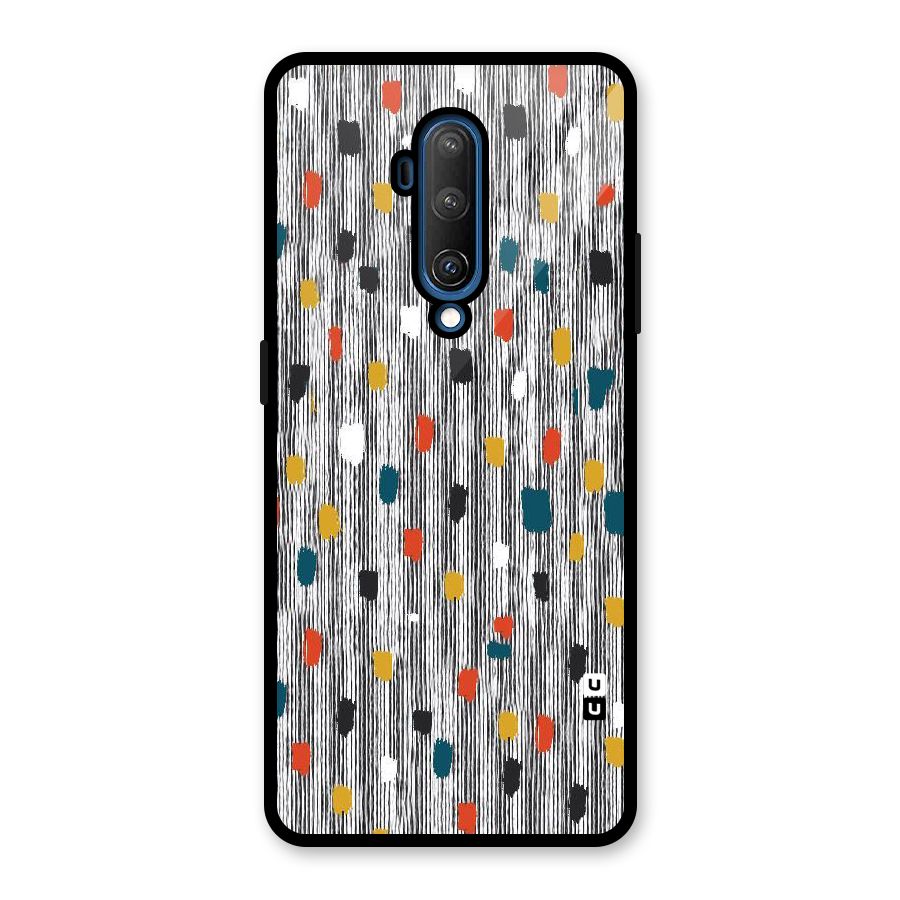 Single Paint Pattern Glass Back Case for OnePlus 7T Pro