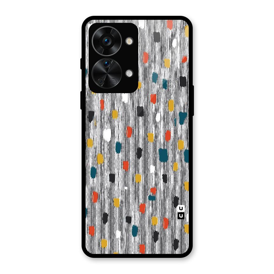 Single Paint Pattern Glass Back Case for OnePlus Nord 2T