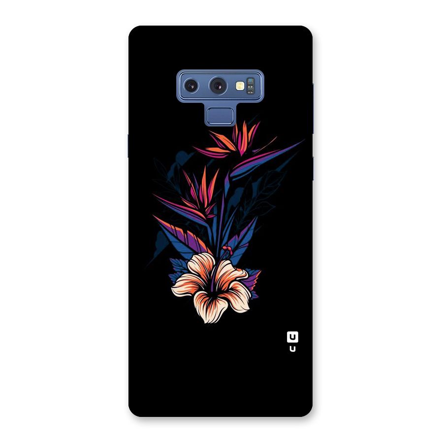 Single Painted Flower Back Case for Galaxy Note 9