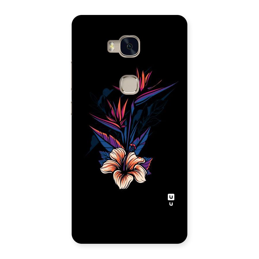 Single Painted Flower Back Case for Huawei Honor 5X