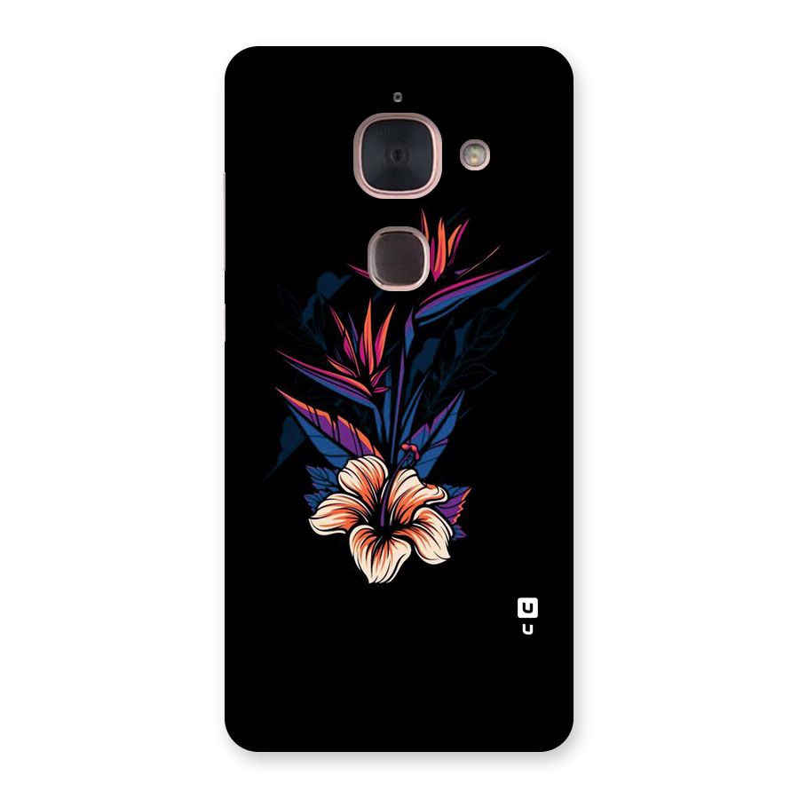 Single Painted Flower Back Case for Le Max 2