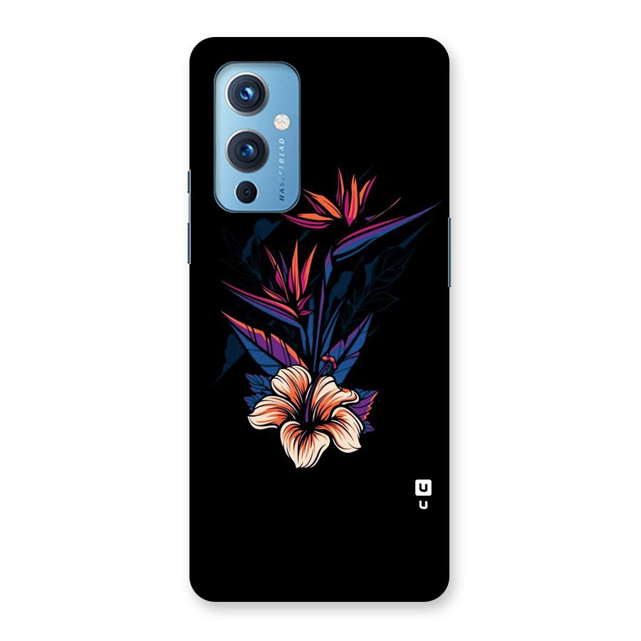 Single Painted Flower Back Case for OnePlus 9
