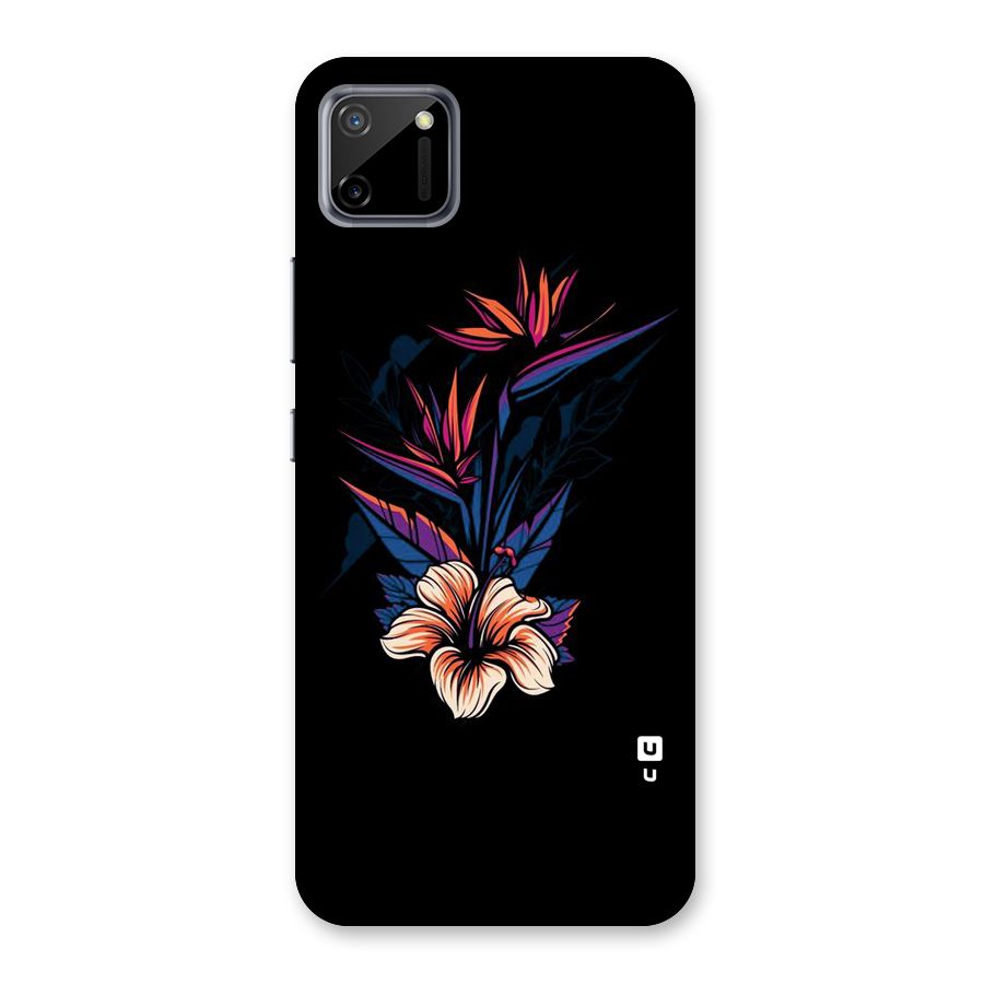 Single Painted Flower Back Case for Realme C11