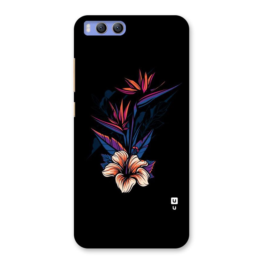 Single Painted Flower Back Case for Xiaomi Mi 6