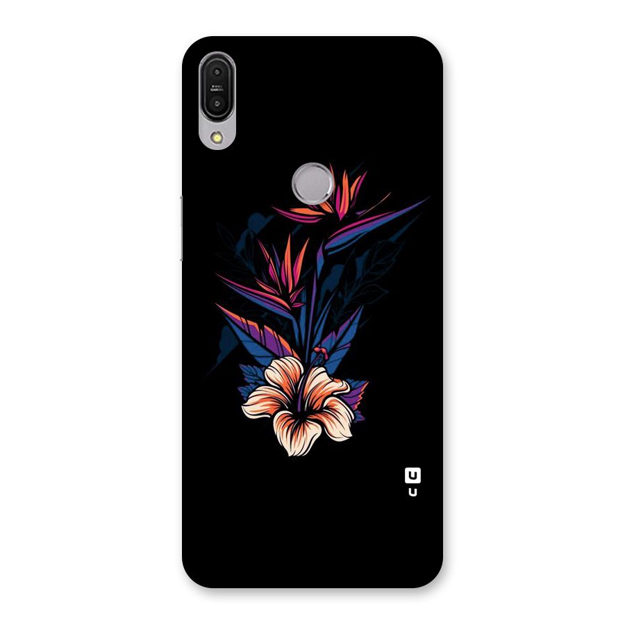 Single Painted Flower Back Case for Zenfone Max Pro M1