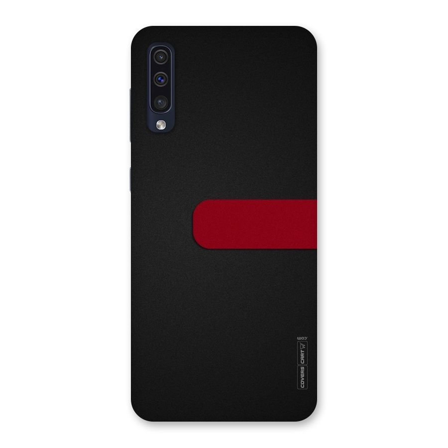 Single Red Stripe Back Case for Galaxy A50
