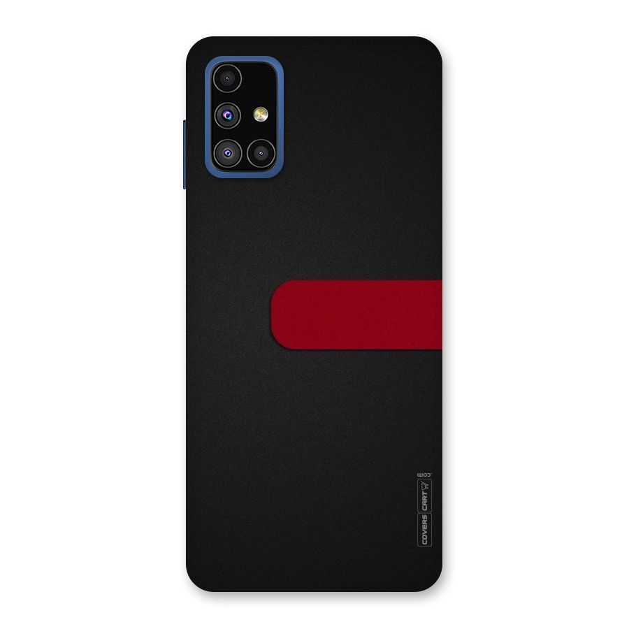 Single Red Stripe Back Case for Galaxy M51