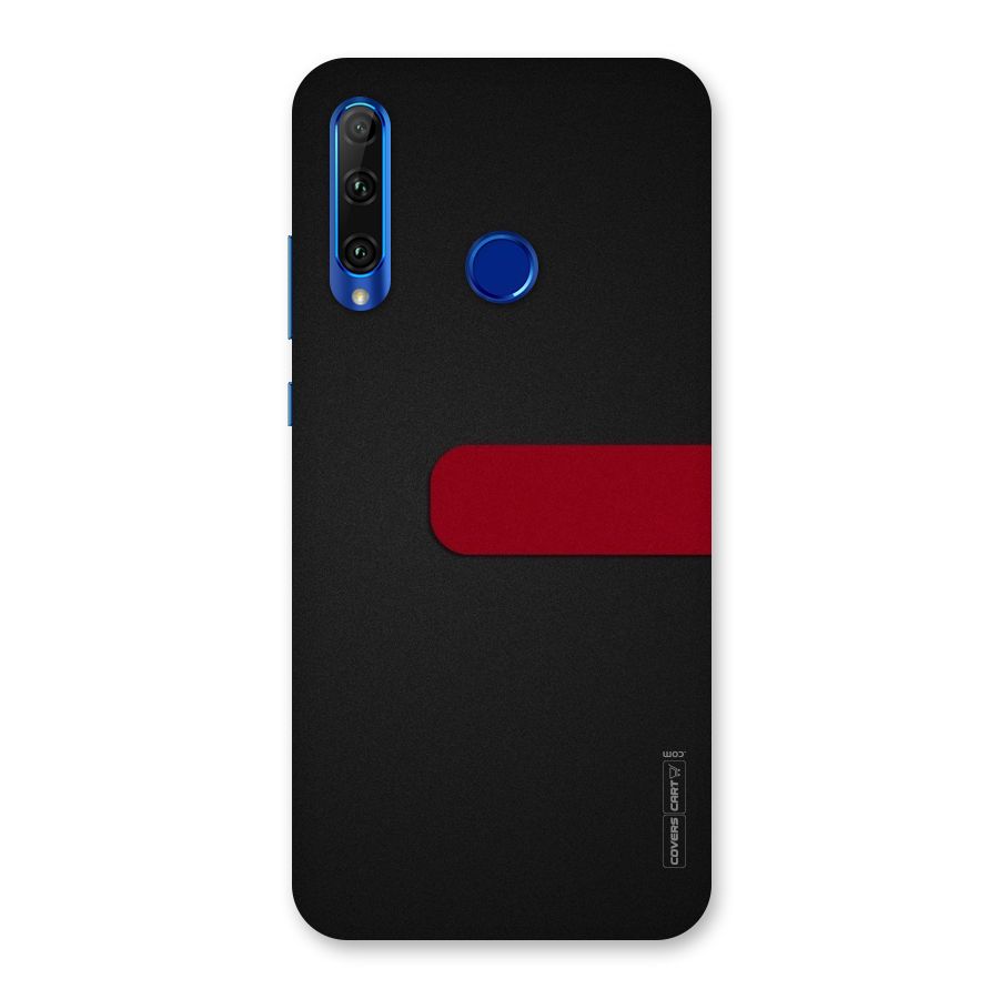 Single Red Stripe Back Case for Honor 20i