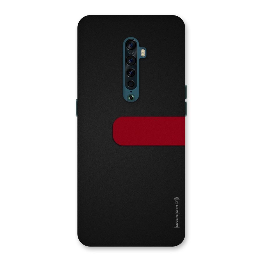 Single Red Stripe Back Case for Oppo Reno2