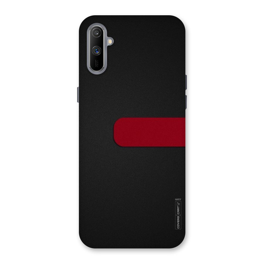 Single Red Stripe Back Case for Realme C3