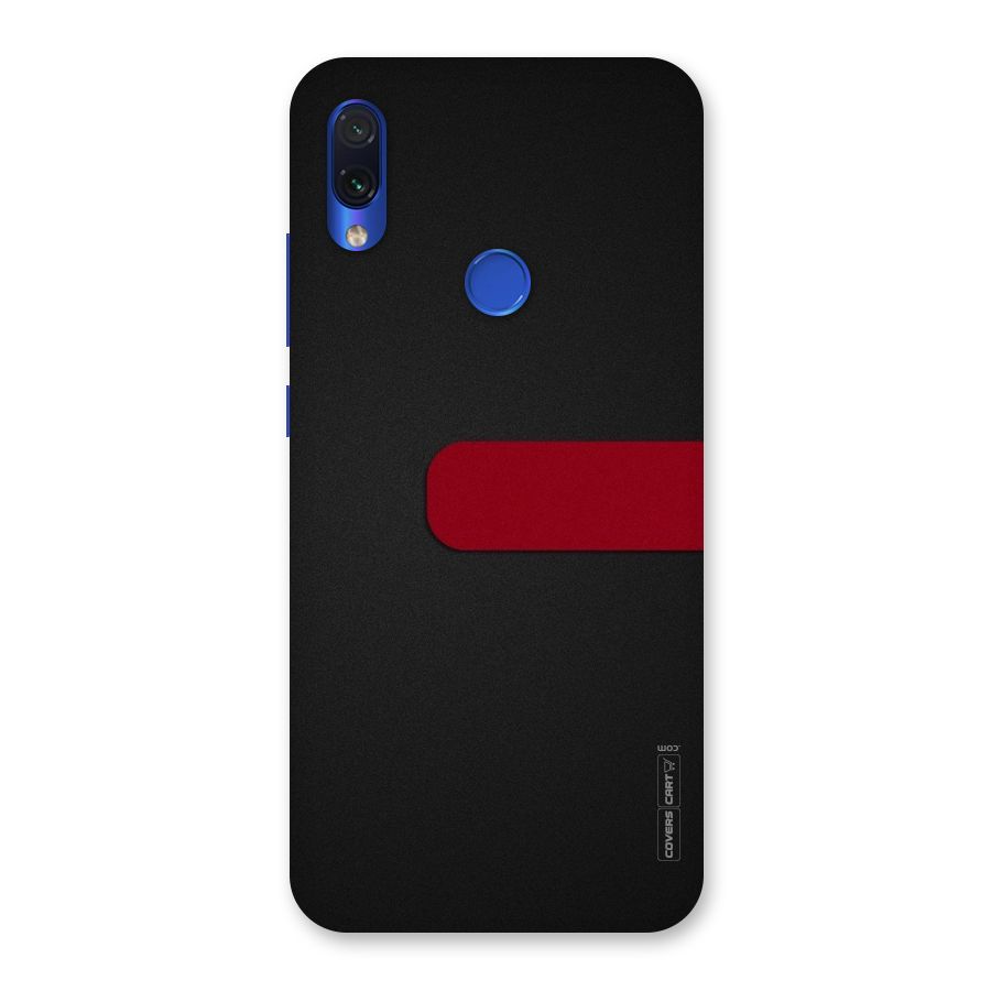 Single Red Stripe Back Case for Redmi Note 7