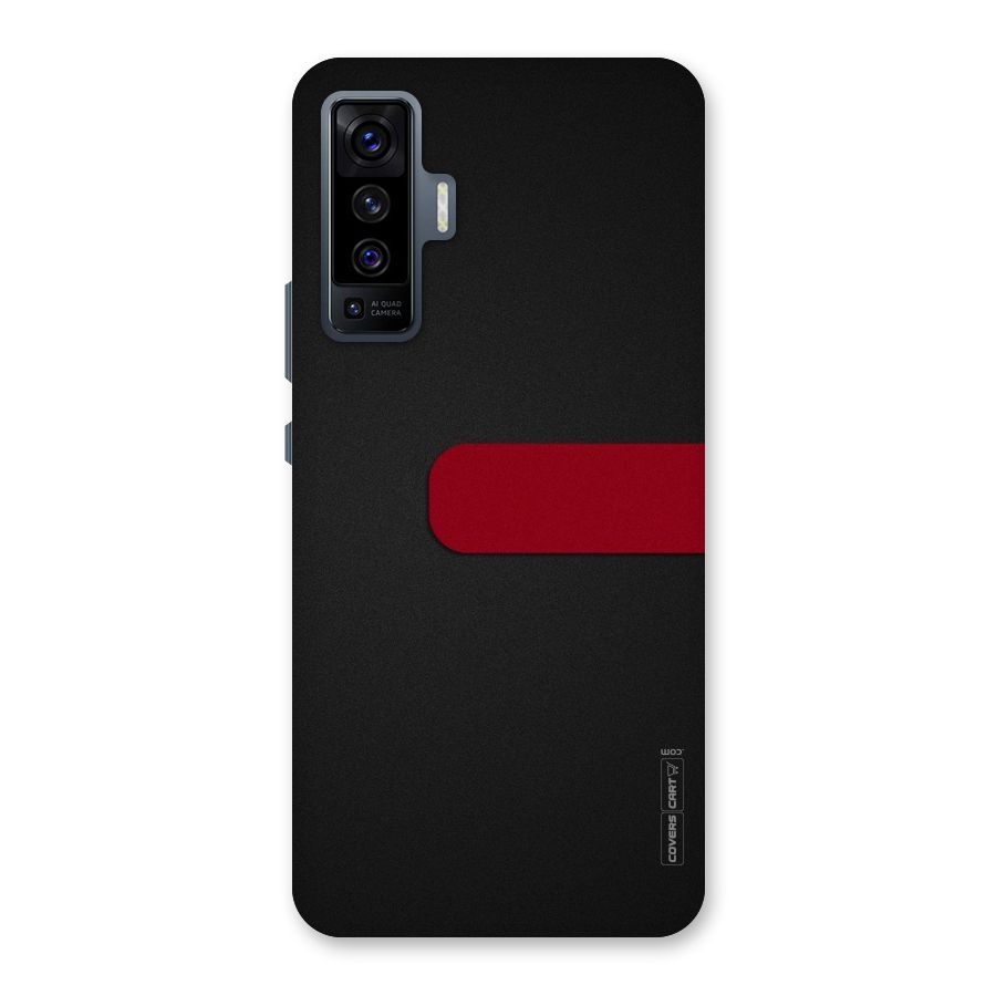 Single Red Stripe Back Case for Vivo X50