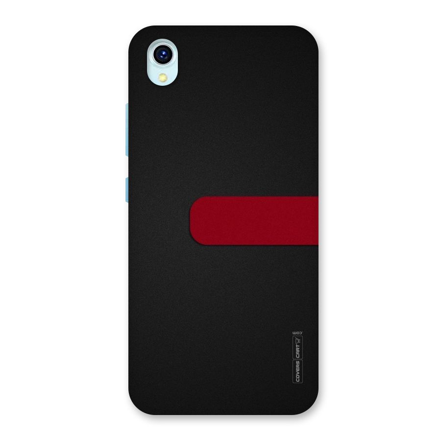 Single Red Stripe Back Case for Vivo Y1s