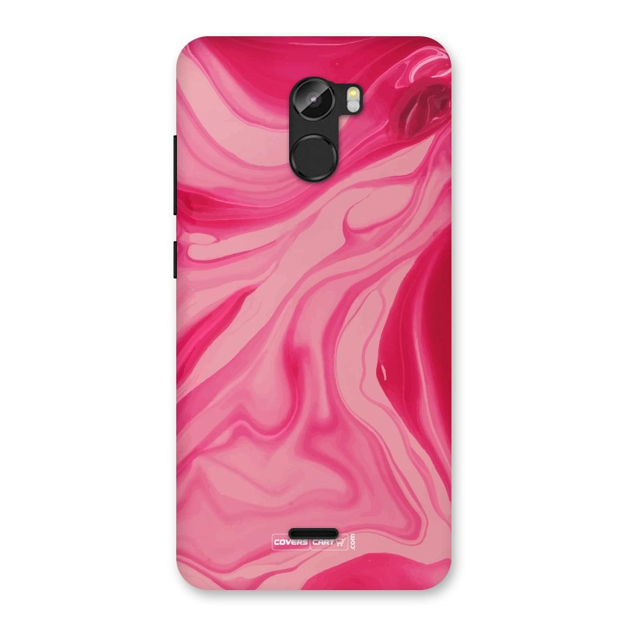 Sizzling Pink Marble Texture Back Case for Gionee X1