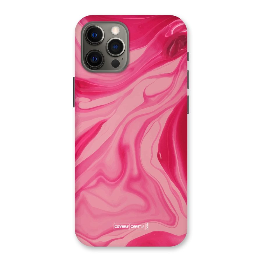 Sizzling Pink Marble Texture Back Case for iPhone 12 Pro Max