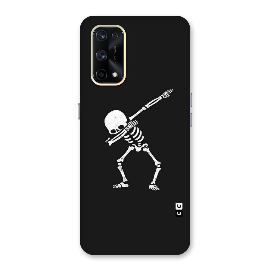 Skeleton Dab White Glass Back Case for Realme X7 Pro