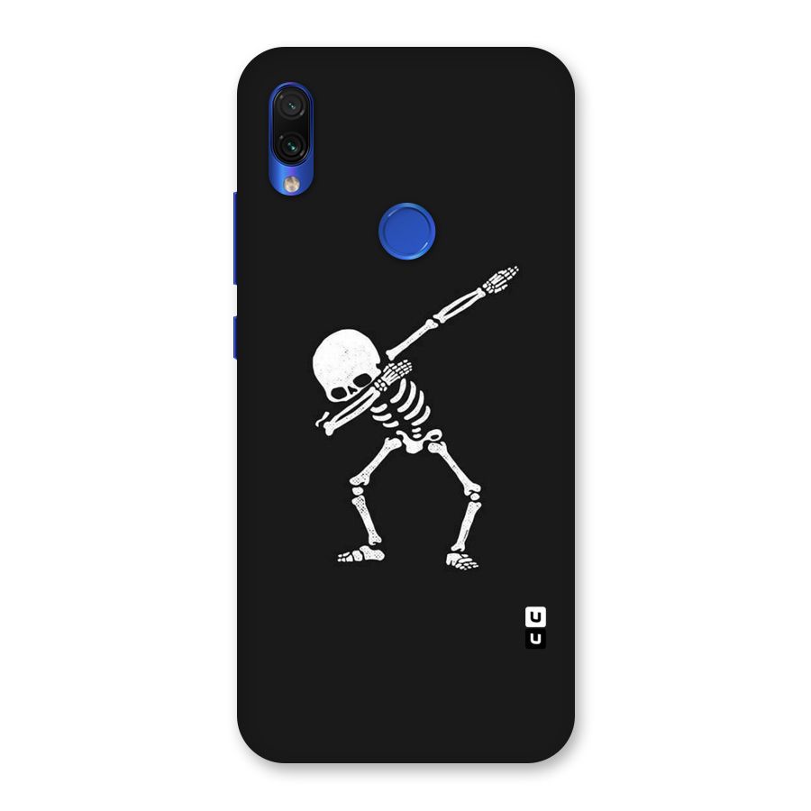 Skeleton Dab White Back Case for Redmi Note 7S