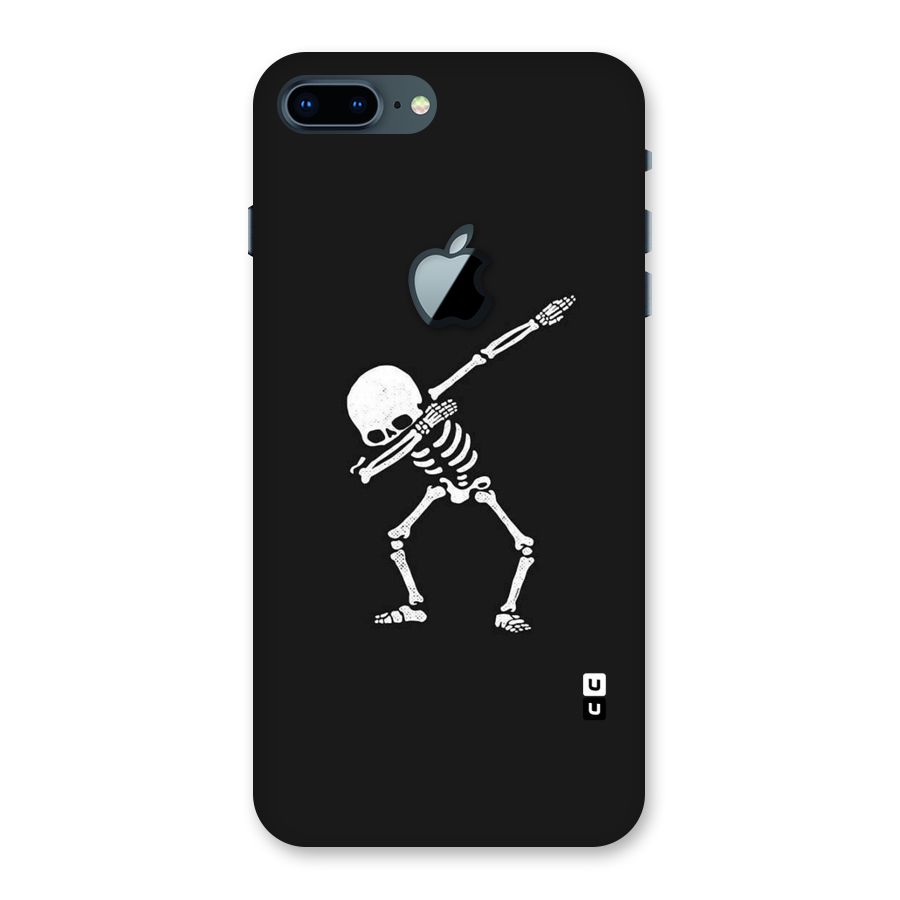 Skeleton Dab White Back Case for iPhone 7 Plus Apple Cut