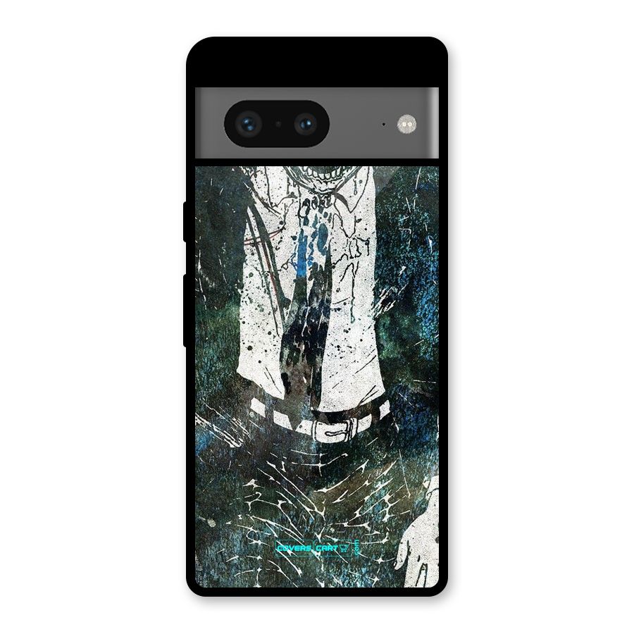 Skeleton in a Suit Glass Back Case for Google Pixel 7