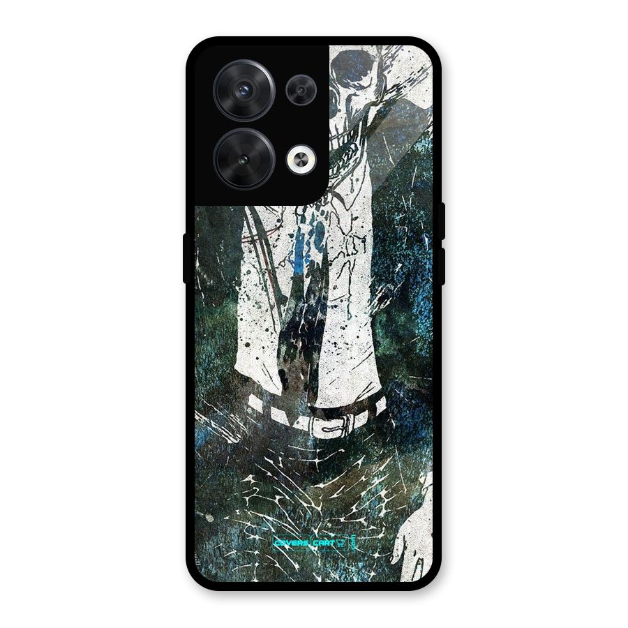 Skeleton in a Suit Glass Back Case for Oppo Reno8 5G