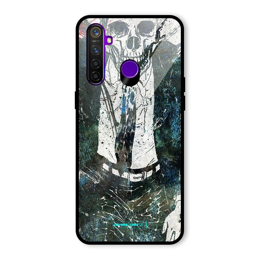 Skeleton in a Suit Glass Back Case for Realme 5 Pro
