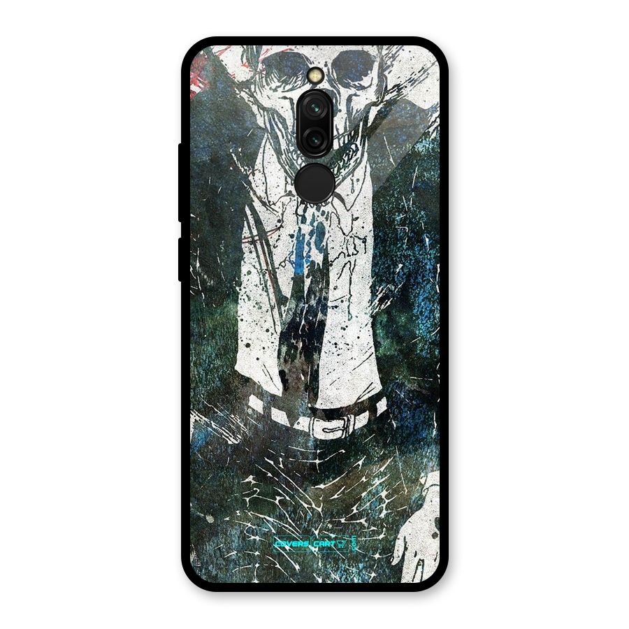 Skeleton in a Suit Glass Back Case for Redmi 8