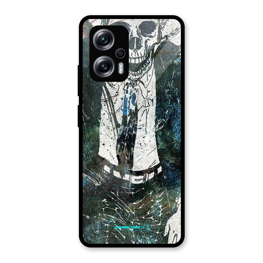 Skeleton in a Suit Glass Back Case for Redmi K50i