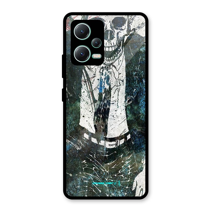 Skeleton in a Suit Glass Back Case for Redmi Note 12 5G