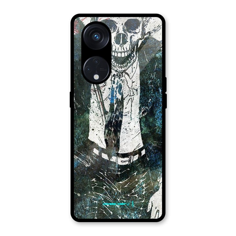 Skeleton in a Suit Glass Back Case for Reno8 T 5G