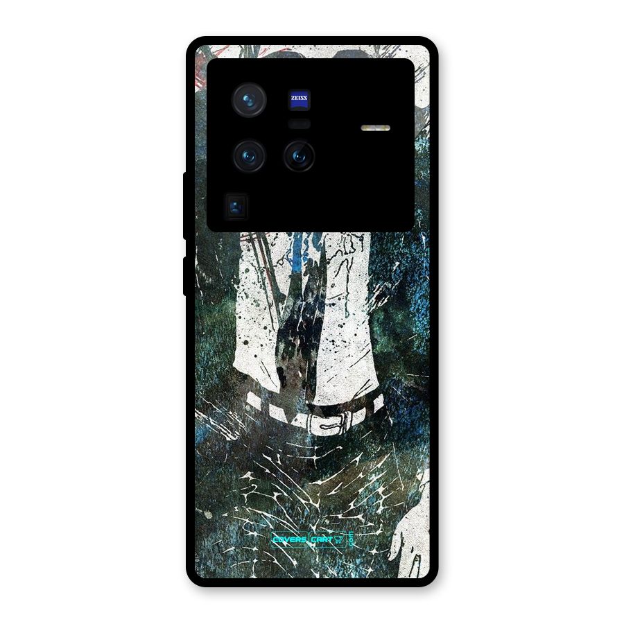 Skeleton in a Suit Glass Back Case for Vivo X80 Pro