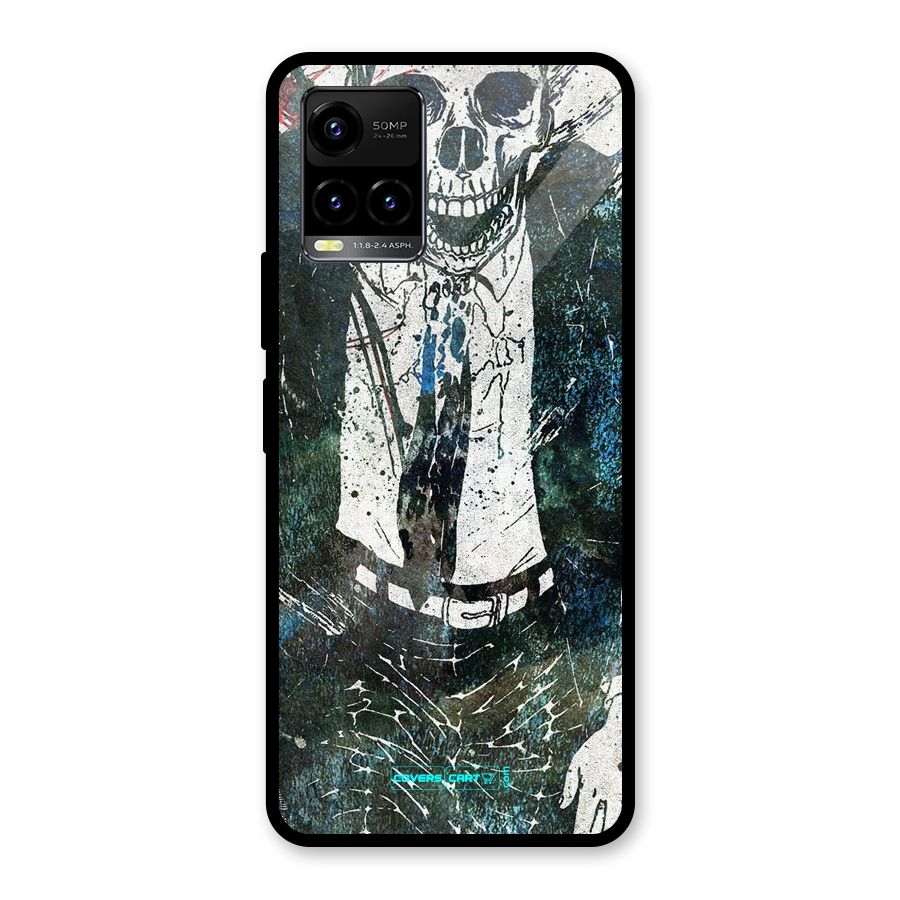 Skeleton in a Suit Glass Back Case for Vivo Y21T