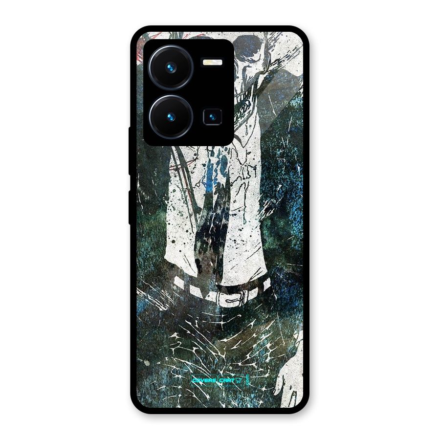 Skeleton in a Suit Glass Back Case for Vivo Y35