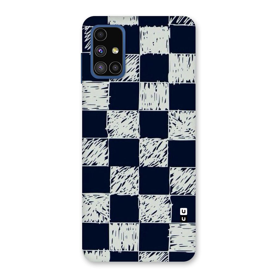 Sketchy Check Design Back Case for Galaxy M51