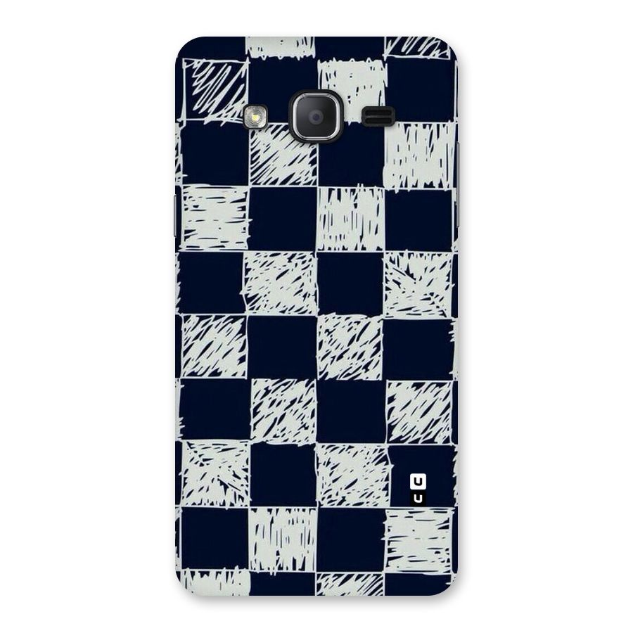 Sketchy Check Design Back Case for Galaxy On7 2015